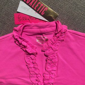 Lilly Pulitzer Luxletic Polo pink new with tags